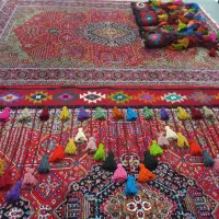 سر پرده های دست بافت|پرده، رانر، رومیزی|تایباد, |دیوار