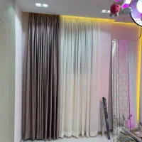 پرده های آماده پانچ مینیمال  پلیسه تحویل فوری|پرده، رانر، رومیزی|صدرا-فارس, فاز ۱|دیوار