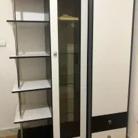 کتابخانه و کمد لباس ام دی اف