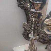 آینه شمعدان برنج قدیمی|آینه|تهران, تهرانپارس غربی|دیوار