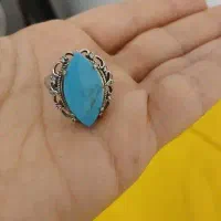 انگشتر  نقره فیروزه