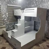 تخت دو طبقه (سه خواب)|تخت و سرویس خواب|بیرجند, |دیوار