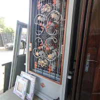 درب آهنی ورودی منزل حیاط پارکینگ|مصالح و تجهیزات ساختمان|اردبیل, |دیوار