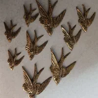 دیوار کوب برنز طرح پرنده