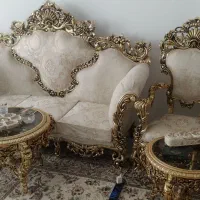 مبلمان و میز جلو مبلی سلطنتی ۷ نفره