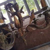 لوستر برنجی|لوستر و چراغ آویز|تهران, تهرانسر شمالی|دیوار