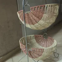 سبد سیب زمینی وپیاز