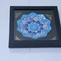 دیوار کوب میناکاری فیروزه‌ای|تابلو، نقاشی، عکس|اهواز, کمپلو جنوبی|دیوار