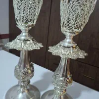 آینه شمعدان ملیله کاری