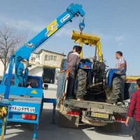 نیسان  خاور۷تن جرثقیل حمل جابه جایی اسکلت ۵ر