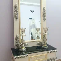 آینه شمعدون کاملا سالم و تمیز