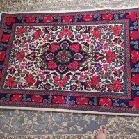 یک جفت فرش دست باف زیبا|فرش|سنقر, |دیوار