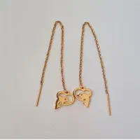 گوشواره بخیه ای مدل دلفین|بدلیجات|کرج, حیدرآباد|دیوار