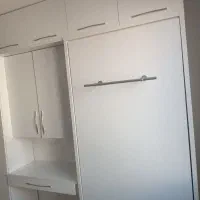 تخت تاشو و میز آرایش و میز تحریر|تخت و سرویس خواب|قزوین, |دیوار