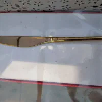 کارد غذا خوری طلایی ۳ بعدی نو