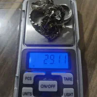 انگشتر و گوشواره نقره