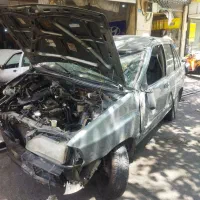 پراید مدل 85 تصادفی