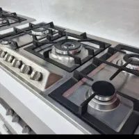 اجاق گاز صفحه ای برند استیل و شیشه کد 965