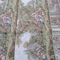 پارچه مبلی فرانسه اصل مدل کوپلنی طرح فرشته.سلطنتی