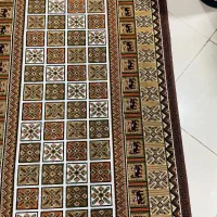 گلیم فرش خشتی قهوه ای /فروش فرش  استثنایی جشنواره|فرش|قم, زاد|دیوار