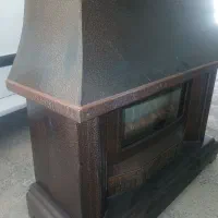 بخاری طرح شومینه|بخاری، هیتر، شومینه|مهاجران, |دیوار