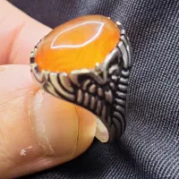 انگشتر نقره نگین عقیق