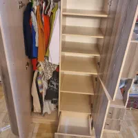 کمد شرکتی تمیز|کتابخانه، شلف، قفسه‌های دیواری|قزوین, |دیوار