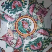 کاسه چینی نقاشی دست چین قدیم|کلکسیون اشیاء عتیقه|تهران, فردوسی|دیوار