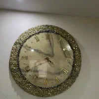 ست ساعت و جا کلیدی طوسی طلایی
