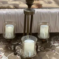 لوستر ۳شعله برنزی