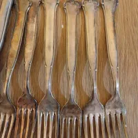 12 عدد کارد و چنگال انتیک خارجی|کلکسیون اشیاء عتیقه|تهران, گیشا|دیوار