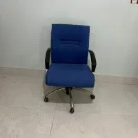 صندلی گردان چرخ دار با متریال با کیفیت|صندلی و نیمکت|خرمشهر, |دیوار