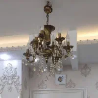 دوعدد لوستر برنزی اصل