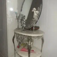 آینه شمعدان برنز