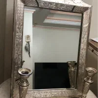 اینه و شمعدان نقره 84 عیار