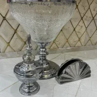 ست ظروف نقره ای