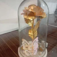 گل رز مصنوعی چراغ دار