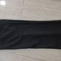 شلوار نیم بگ ذغالی