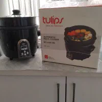 پلوپز بخارپز و آرام پز  TULIPS RC-440-8S نو آکبند