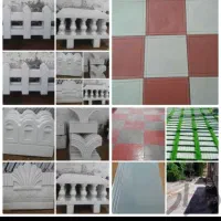 موزائیک ودورباغچه و نرده وصندلی و بلوک|مصالح و تجهیزات ساختمان|دزفول, |دیوار