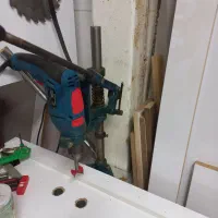 فروش ابزار الات کامل مغازه کابینت سازی MDF|ابزارآلات|مبارکه, |دیوار