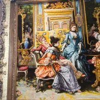 تابلو فرش دستباف شاعر جوان ابعاد 190در130|تابلو فرش|قم, انسجام|دیوار