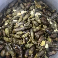 ترشی بادمجان شکم پر‌‌ خانگی(ریزه) کیلویی ۳۰۰تومن