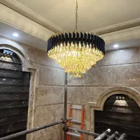 فروش لوستر کریستال قیمت تولیدی|لوستر و چراغ آویز|کاشان, دانش|دیوار