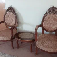 یک دست مبل استیل سلطنتی ۹نفره با یک میزو دوتا عسلی|مبلمان خانگی و میز عسلی|همدان, |دیوار