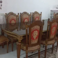 میز ناهارخوری ۸ نفره چوب