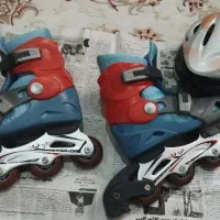 اسکیت با کیفیت ..همراه کلاه ایمنی