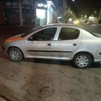 پژو SD 206 مدل ۸۶رنگ نقره ای