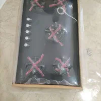 گاز ۵ شعله شیشه ای آکبند