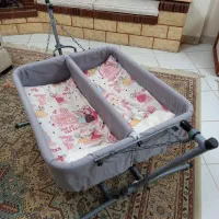 ننو یا گهواره دوقلوهای ناز|تخت و صندلی بچه|رشت, سعدی (تختی)|دیوار